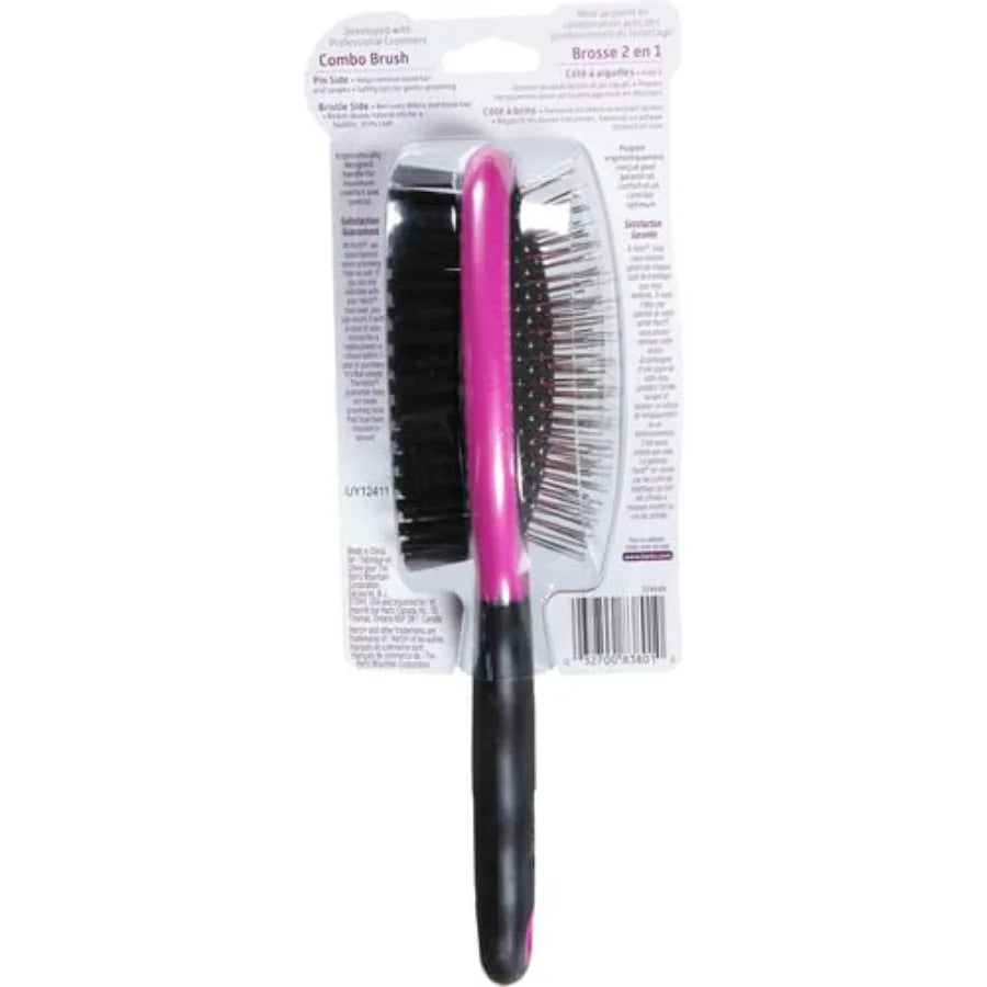 Groomer's Best Combo Dog Brush MultiColored for Effective Shedding Control and Gentle Skin Massage in Daily Grooming Routine Id
